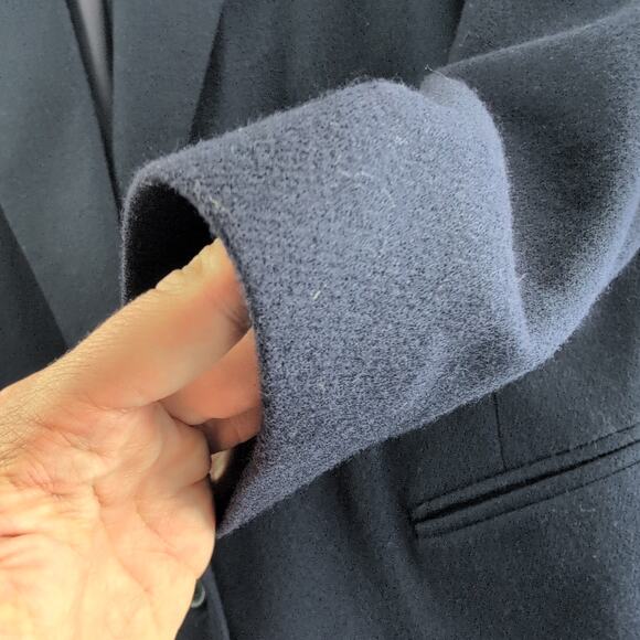 Vintage Haggar Tailored 100% Pure Wool Suit Jacket Women's 12 Deep Plum - Picture 5 of 10